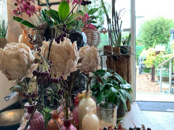 Blumen Dekoration und Floristik